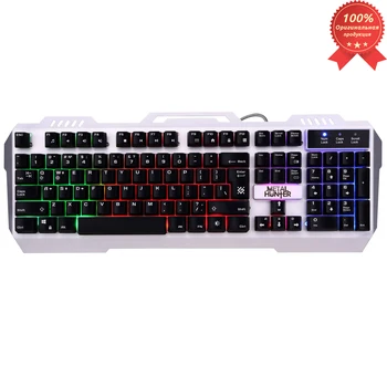 Wired keyboard DEFENDER Metal Hunter GK-140L RU, gaming, RGB backlight, 19 Anti-Ghost
Wired keyboard DEFENDER Metal Hunter GK-140L RU, gaming, RGB backlight, 19 Anti-Ghost