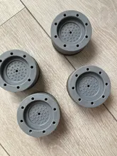 Alfombrilla de goma fija Universal para lavadora, almohadillas de pies antivibración para lavadora, secadora, frigorífico, almohadillas fijas, 4 Uds.