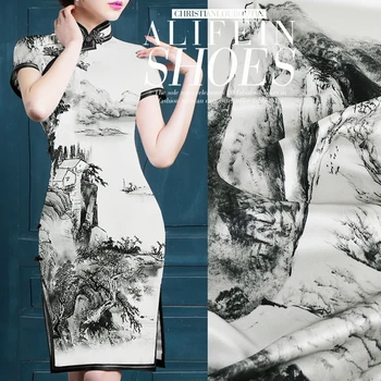 CNUM SP915 Pure Silk/ Landscape Painting /Silk Fabric 92%Silk 8%Spandex Elastic/ W:1.29yd Thickness 19mm/ Unit: meter
CNUM SP915 Pure Silk/ Landscape Painting /Silk Fabric 92%Silk 8%Spandex Elastic/ W:1.29yd Thickness 19mm/ Unit: meter