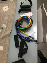 Set de Bandas de Resistencia, gomas bandas elasticas fitness para entrenar con soporte de 100lbs, Kit de Bandas para Entrenar con 5 tubos, 4 Manijas de Hule, Correas para Tobillos, Anclaje para puerta