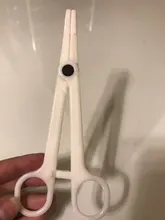 Pinza de ombligo redonda estéril desechable, alicates triangulares abiertos, herramientas para Piercing en la oreja y la nariz, suministros de perforaciones para tatuaje, 1 ud.