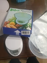 Báscula de cocina de 5KG/1G, balanza electrónica LCD adecuada para cocina doméstica