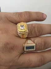 Hip Hop anillo Vintage anillos de joyería para las mujeres de diamantes de imitación completa Punk dorado dedo anillo Rock anillos de boda con cristal