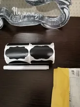 Etiquetas redondas para pizarra en blanco de 8 estilos, 250 Uds., bolígrafo de tiza borrable, etiqueta impermeable extraíble para tarro de Mason