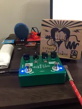 Caline CP-20-Pedal de efectos de guitarra Crazy cactus, Overdrive, True Bypass, accesorios para guitarra de aleación de aluminio, efecto Pedal