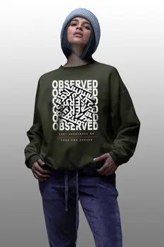 Angemiel Wear Observed Lady Green Sweatshirt
Angemiel Wear Observed Lady Green Sweatshirt