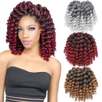 6 Lnch Ombre Jumpy Wand Curly Crochet 22 Jamaican Bouncing Synthetic Crochet Hair Extended For Black Women
6 Lnch Ombre Jumpy Wand Curly Crochet 22 Jamaican Bouncing Synthetic Crochet Hair Extended For Black Women