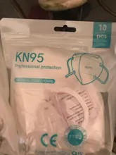 Mascarilla Facial FFP2 KN95 para adultos, máscara lavable, antipolvo, negra, con filtro de 5 capas, 2021