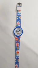 Reloj de pulsera de silicona con estampado de doraemon para niños y niñas, máquina reloj cascabeleo de gato, de cuarzo, 2020