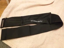 Queshark-riñonera elástica reflectante, bolsa deportiva con doble cremallera, bolsillo para correr, gimnasio, Yoga, riñonera para teléfono