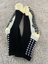 Los nuevos hombres Anti-Slip calcetines de fútbol de alta calidad suave transpirable engrosada deportes calcetines para correr y ciclismo senderismo las mujeres calcetines de fútbol
