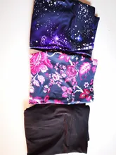 LETSFIND-Leggings con estampado 3D de galaxia para mujer, pantalones de cintura alta, elásticos, talla grande