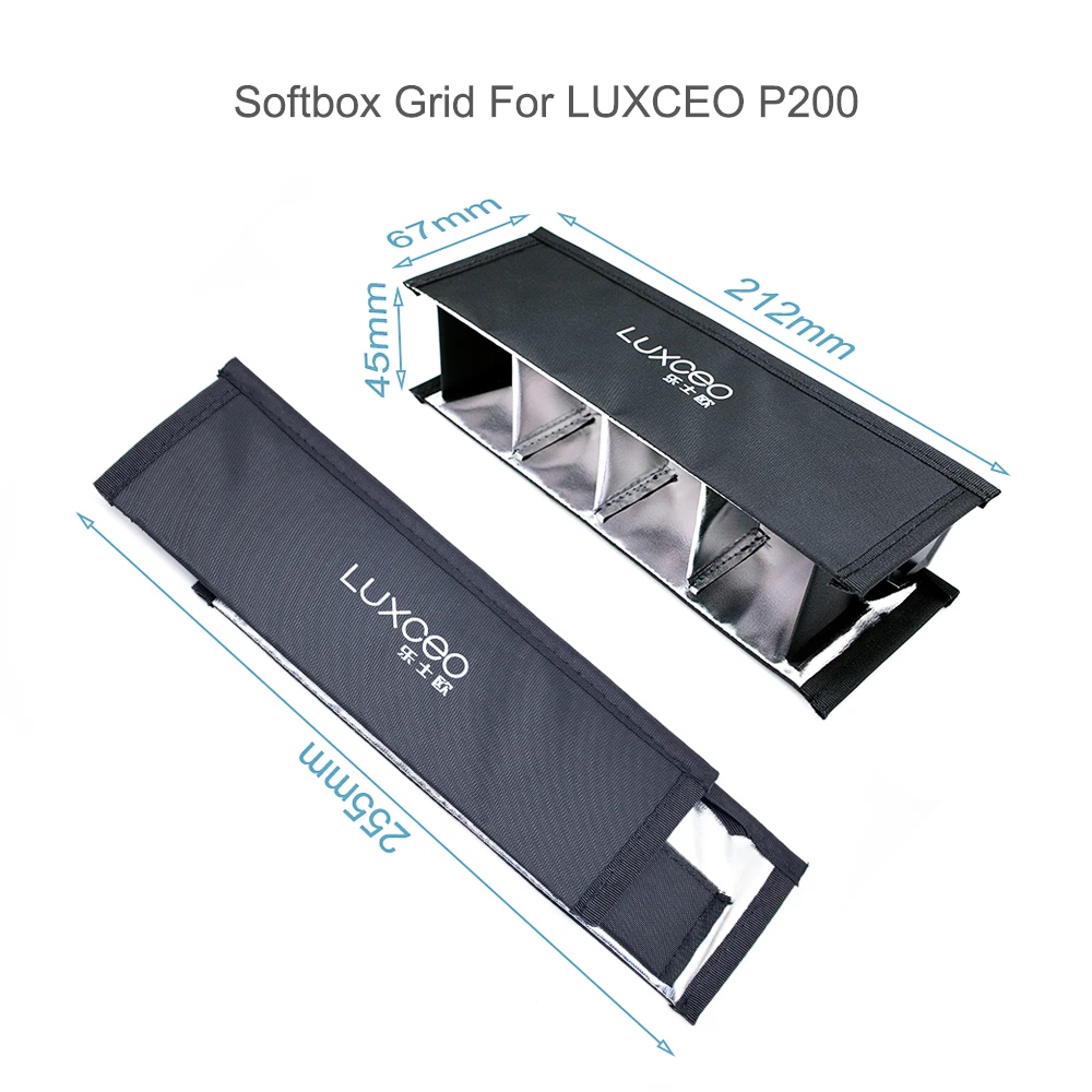LUXCEO P200 & P100, портативный софтбокс в клетку, аксессуары для видесветильник Ки, прожексветильник для фотосъемки
LUXCEO P200 & P100, портативный софтбокс в клетку, аксессуары для видесветильник Ки, прожексветильник для фотосъемки