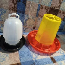 Hervidor de agua de plástico para aves de corral, bebedero de agua para aves de corral, codorniz