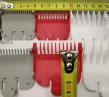 3 uds peines guía comodidad no tóxica cortauñas duradero límite peine guía de corte Barbero herramienta de corte de pelo de repuesto