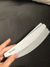 Juego de limas para manicura, juego de bloques de tope de lijado de doble cara, limas grises para esmalte de Gel UV, 100/180, 1 ud.