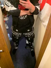 Pantalones de chándal holgados para hombre, diseño de Hip hop, moda urbana