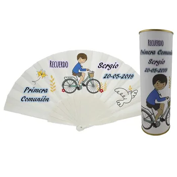 Sell You batch/Fan personalized plastic rods Child Communion bicycle personalized canned with easy open
Sell You batch/Fan personalized plastic rods Child Communion bicycle personalized canned with easy open
