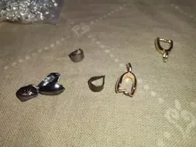 50 unids/lote 5x14mm 6x17mm 8x20mm 7 colores colgantes plateados broches conectores cuentas de cobre cuentas de bola hallazgos de joyería