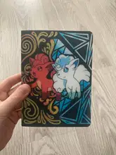 Soporte de 80 Uds. Para álbumes para juguetes de dibujos animados, juego de colección, cartas de Pokemon, álbum, tapa de libro para regalo para niños