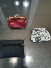 Monedero de gato de dibujos animados para mujer, mini carteras de mujer, bolso de mano, monedero con cerrojo, monedero