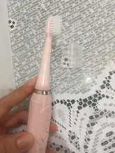 Cepillo de dientes eléctrico para pareja, ultrasónico, no recargable, de pelo suave, automático, impermeable, 2 cabezales, conjunto de viaje