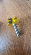 1PC de 45 grados de bloqueo de broca para ranuradora de inglete diámetro 1/4 /8mm mango de madera verde cortador para perforación de la carpintería herramientas