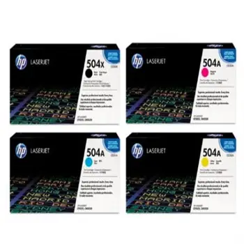 Compatible Toner clover hp laserjet cp3525 multipack black/yellow/cyan/magenta 151187-CE250X/CE251A/CE253A CE252A 
Compatible Toner clover hp laserjet cp3525 multipack black/yellow/cyan/magenta 151187-CE250X/CE251A/CE253A CE252A