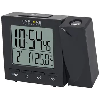 Explorescientific Rdp1001 projection clock alarm clock day temperature NeroExplore Scientific17.48
Explorescientific Rdp1001 projection clock alarm clock day temperature NeroExplore Scientific17.48