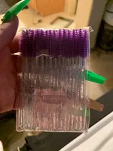 Pinceles para rímel desechables, varitas aplicadores con cepillo redondeado para maquillaje y extensiones de pestañas, pinceles cosméticos, accesorios de maquillaje