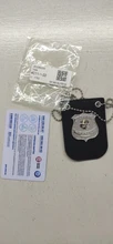Nueva América papel de la policía de juguete vestido hasta Pretender jugar América especiales de policía insignia con cadena y Clip de cinturón