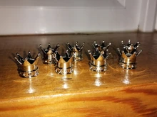 4 unids/set Universal de estilo de corona para válvula de aire de neumático de coche tapas de vástago de rueda automática válvula de aire cubiertas de polvo accesorios para automóvil motocicleta