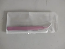 Pinzas de Clavo recto de 2 cabezales con Cabezal de presión de silicona, para Pegatinas 3D, diamantes de imitación, pegatinas de agua, herramientas de Metal para uñas, 1 unidad