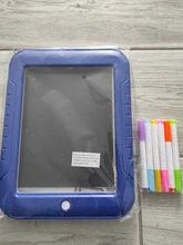 Tablero de dibujo de chico mágico para niños, placa pintada a mano, coloridos y luminosos, tablero electrónico de escritura, pintura de grafiti