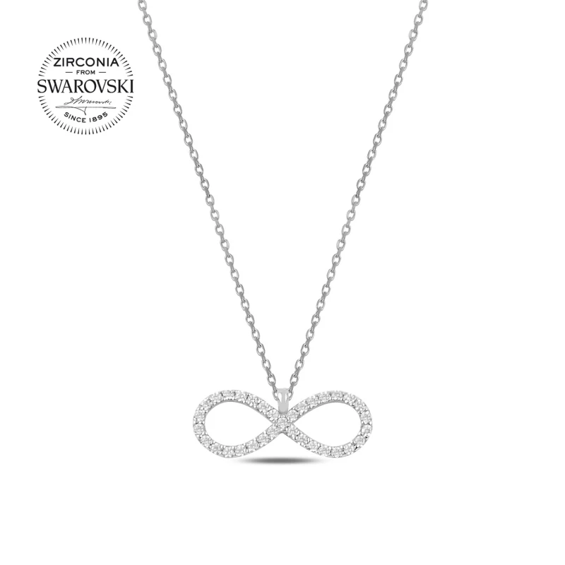 

Armagano Swarovski Zirconia Cubic Zirconia Infinity Necklace