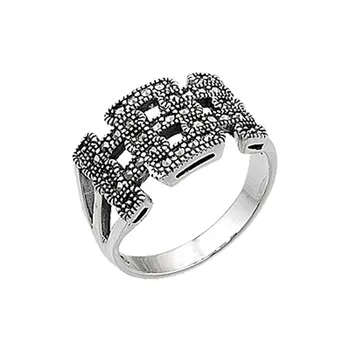 Silver 925 Sterling Marcasite Ring
Silver 925 Sterling Marcasite Ring