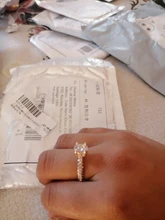 Encanto repleto de circonita anillo de compromiso de cristal de las señoras de moda anillo de nuevo 2020