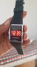 Reloj de pulsera deportivo Unisex, con pantalla Digital LED, funda cuadrada, informal, a la moda, regalo