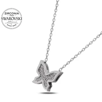 925 Sterling Silver Necklaces Jewelry Zirconia Swarovski Stone Butterfly Shape Elegant Women Gift Quality Jewelrys Spring 
925 Sterling Silver Necklaces Jewelry Zirconia Swarovski Stone Butterfly Shape Elegant Women Gift Quality Jewelrys Spring