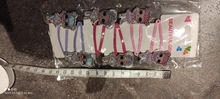 LOL Surprise-horquilla de muñeca de goma, accesorios para el cabello, estampado de resina de dibujos animados, tocado para niña, 6 uds.