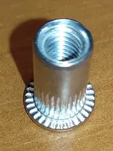 Threaded Rivet-Nut Nutsert-Cap Flat-Head Aluminum-Alloy M10 M4 M6 M8 M5 M3 50/100pcs/box