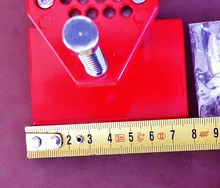 Removedor de mano de reloj, prensatelas portátiles, piezas de precisión, herramienta reparación relojero profesional rojo, extractor de Metal seguro