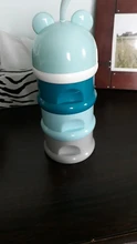 Caja de almacenamiento portátil para comida de bebé, contenedor de leche con dibujos animados de cereales esenciales, estilo Rana, 3 niveles