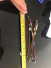 Llavero EDC colorido de acero inoxidable, herramientas para exteriores, herramientas, Cable, cuerda, tornillo de bloqueo, 10 Uds.