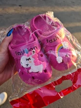 Zapatillas de unicornio para niño y niña, zapatos de arcoíris para niño pequeño, animales, zapatillas de bebé al aire libre, zapatillas de PVC con dibujos animados para niño 2019