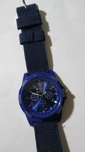 Al aire libre para hombre relojes impermeable fecha Acero inoxidable reloj de pulsera reloj de cuarzo analógico de Nylon correa de reloj часы мужские