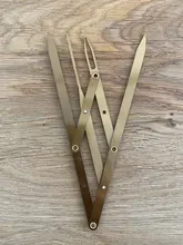 Medidor de cejas triangular de acero inoxidable, con regla para maquillaje permanente, plantilla, pinza de proporción dorada, herramientas de maquillaje