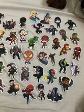 50 Uds de dibujos animados pegatinas Marvel bien los Vengadores etiqueta engomada impermeable equipaje Skateboard guitarra portátil pegatinas juguete de niño