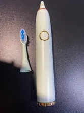 Cepillos de dientes eléctricos Super Sonic para adultos y niños, cepillo de dientes inteligente con temporizador, blanqueador, IPX7, resistente al agua, batería reemplazable AA