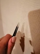 Pinzas de Clavo recto de 2 cabezales con Cabezal de presión de silicona, para Pegatinas 3D, diamantes de imitación, pegatinas de agua, herramientas de Metal para uñas, 1 unidad